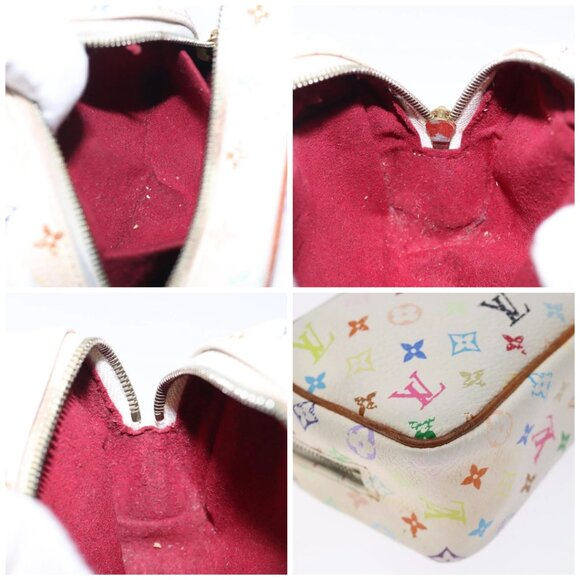 LOUIS VUITTON Monogram Multicolor Trousse Wapity White - Picture 16 of 16